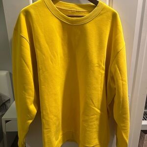 lululemon athletica Steady State Crew Sweatshirt in Bright Yellow